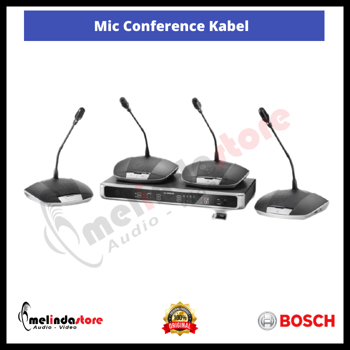 Conference System Kabel BOSCH Type CCS1000D Ultro Paket 10 Orang